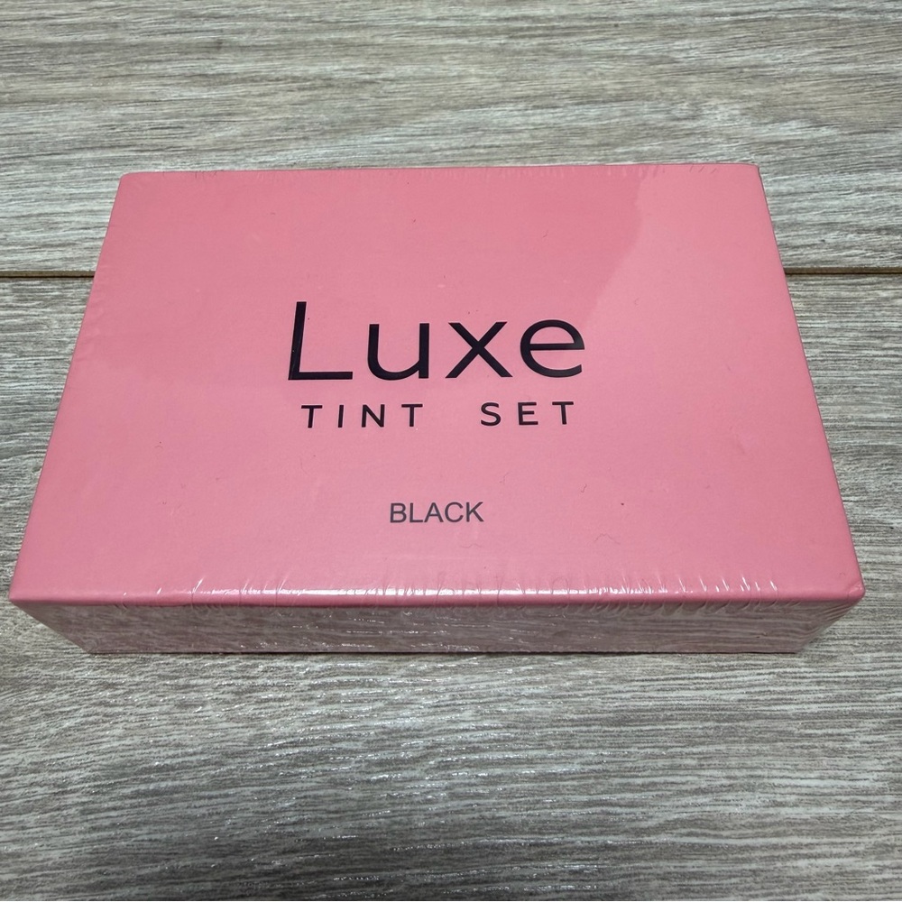 Luxe Cosmetics Eyelash Tint Set In Black Exp 04/02/2027 NEW-Sealed